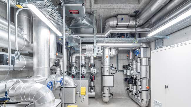 Anex realisiert Systemtrennung und Pumpenzentrale für das Fernwärmenetz in Chur